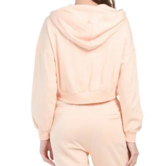 Young, Fabulous & Broke Cropped Zip-Up - Picture 2 of 7